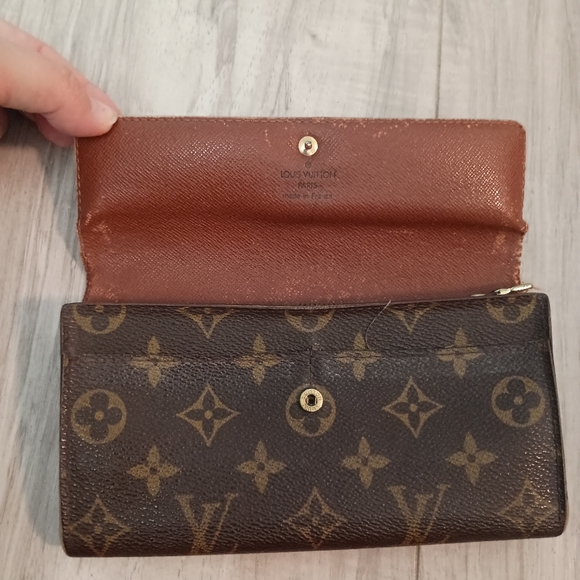 Auth LOUIS VUITTON Monogram pochette Long Wallet - Picture 7 of 13